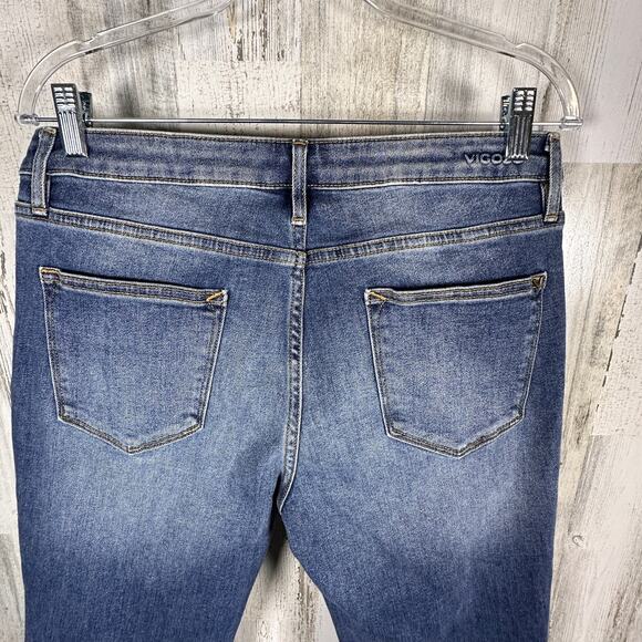 Vigoss “Marley” Straight Leg Jeans – Medium Wash Distressed – Size 31 – MSRP $74 - Picture 5 of 8